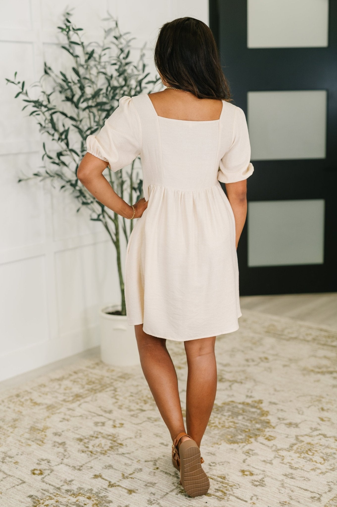 Dream a Little Dream Embroidered Dress - PEONIES & LIME