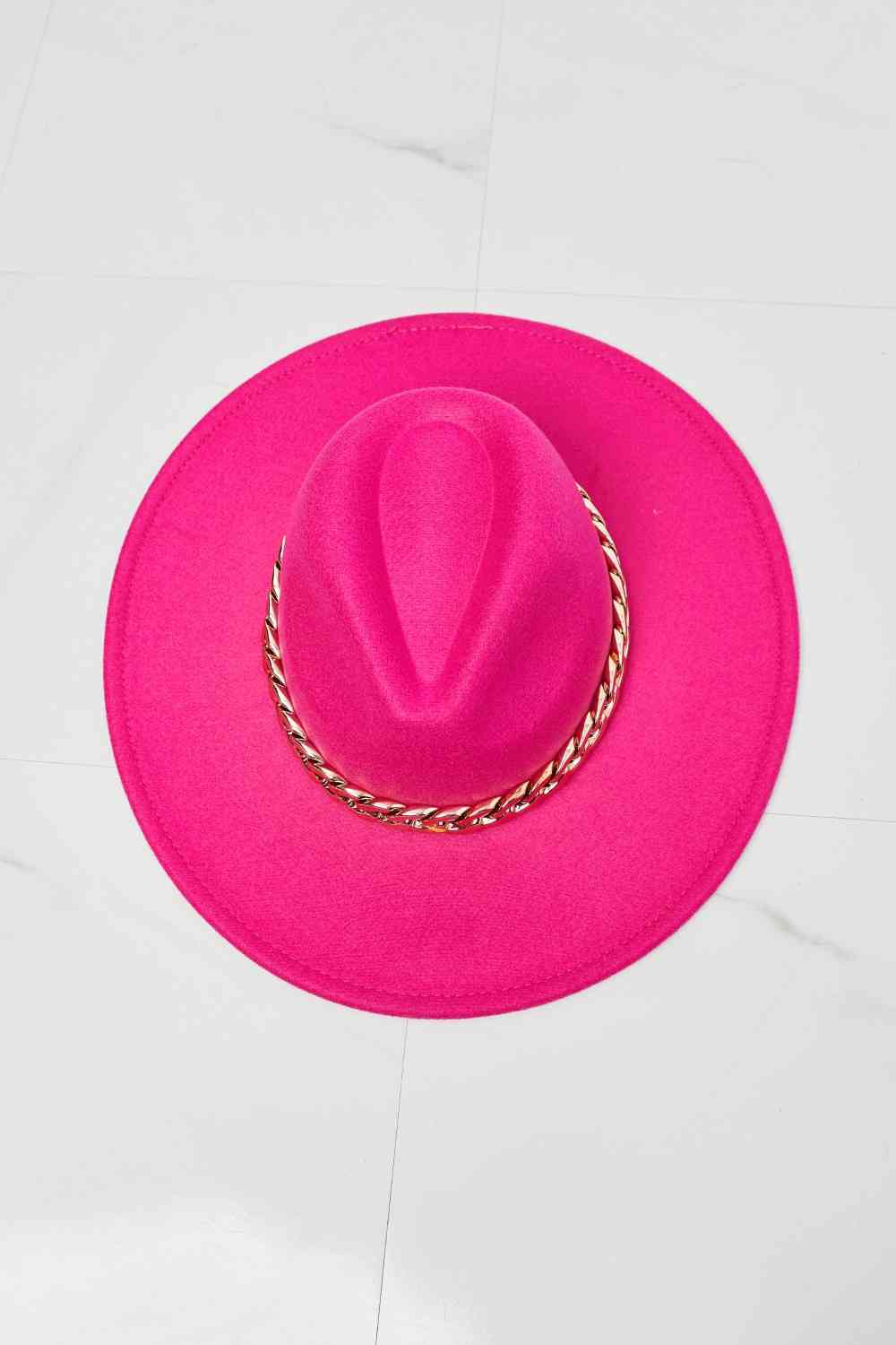 Forever Fedora Hat in Pink - PEONIES & LIME
