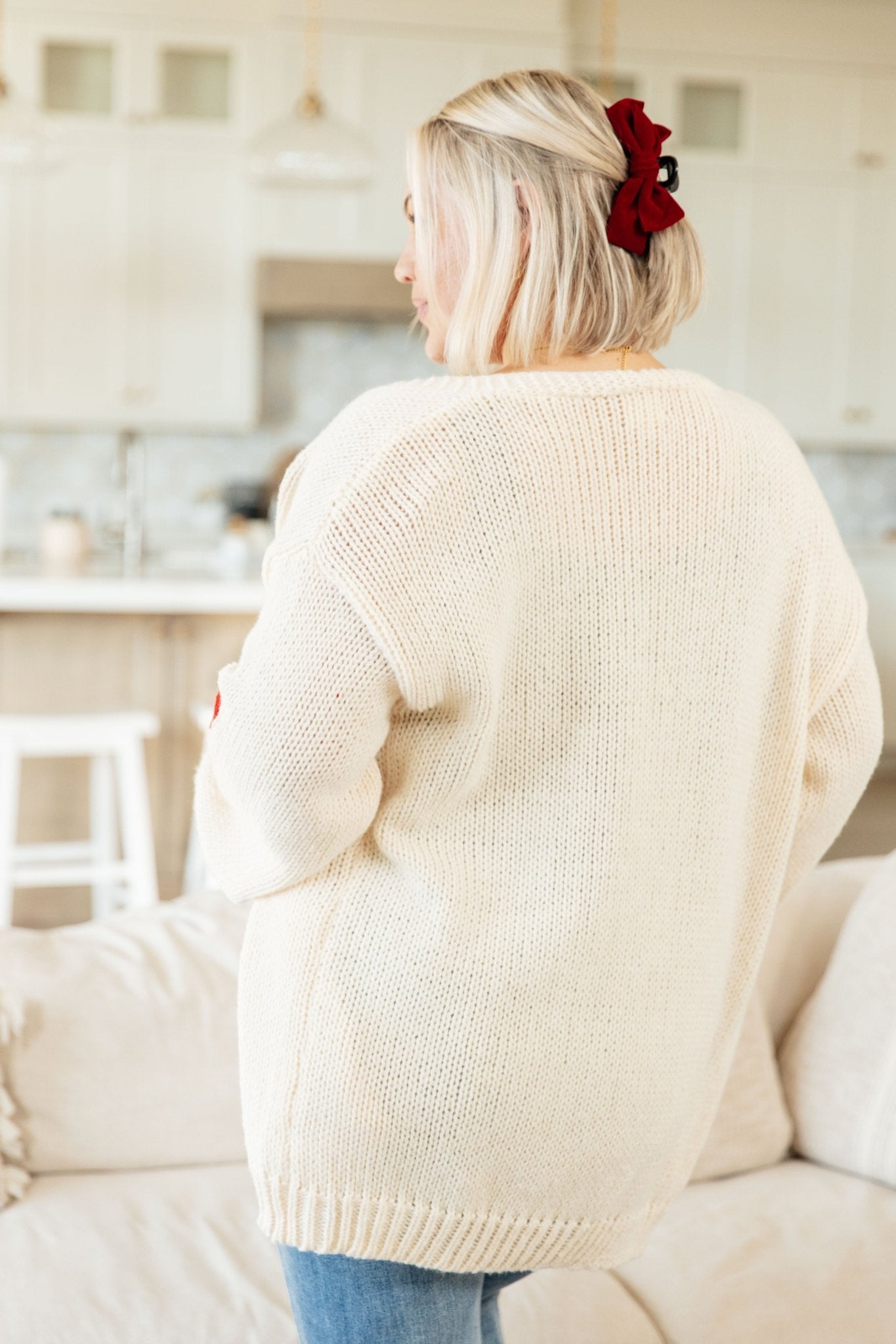 Heart Eyes Cardigan - PEONIES & LIME