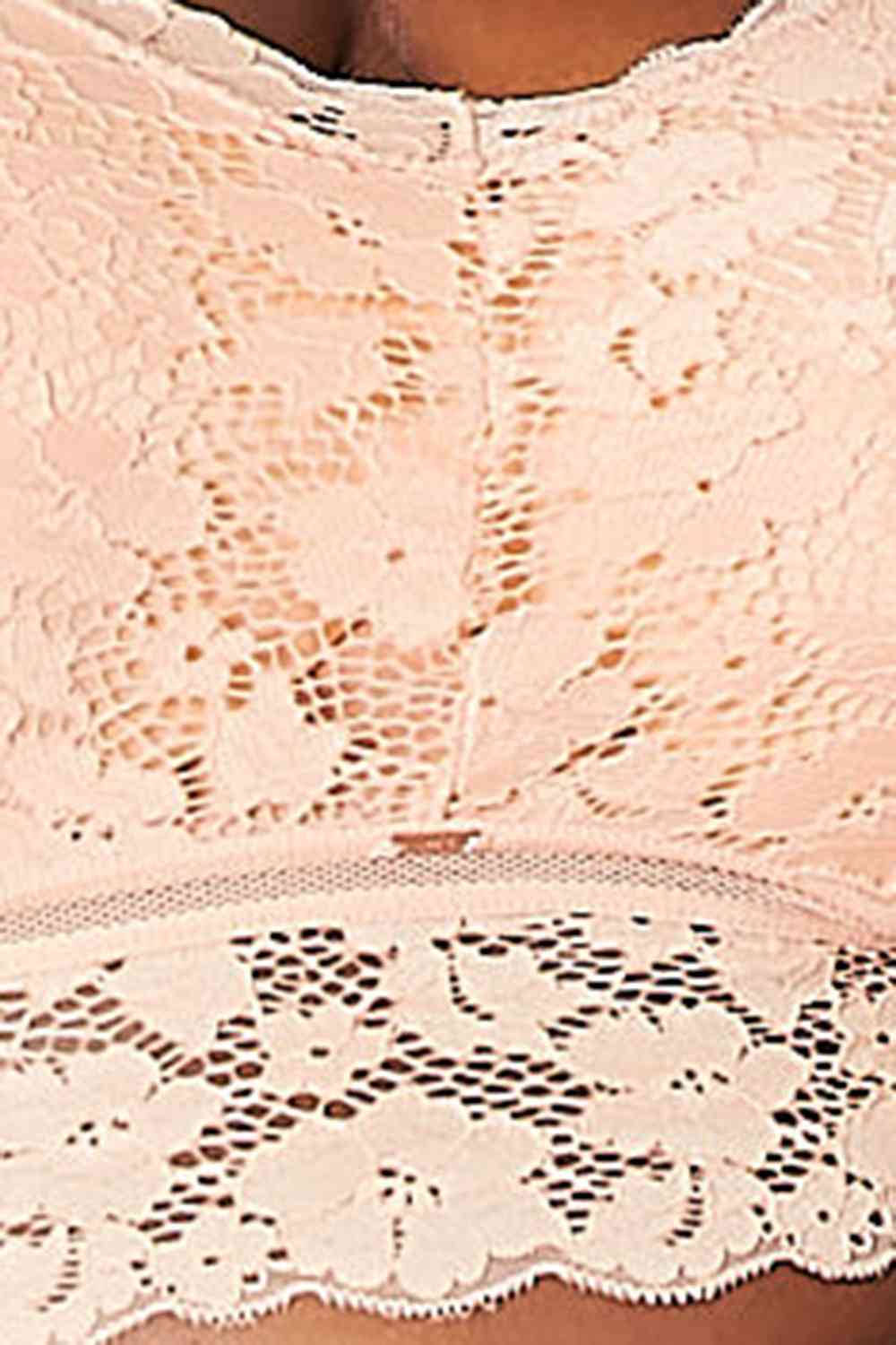 Juliette Crisscross Lace Bralette - PEONIES & LIME