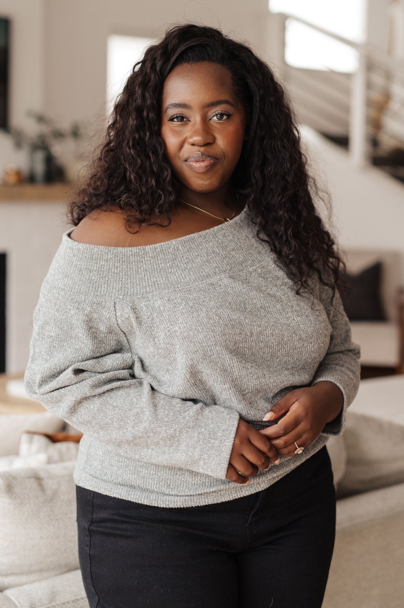 Stuck On You Long Sleeve Top - PEONIES & LIME
