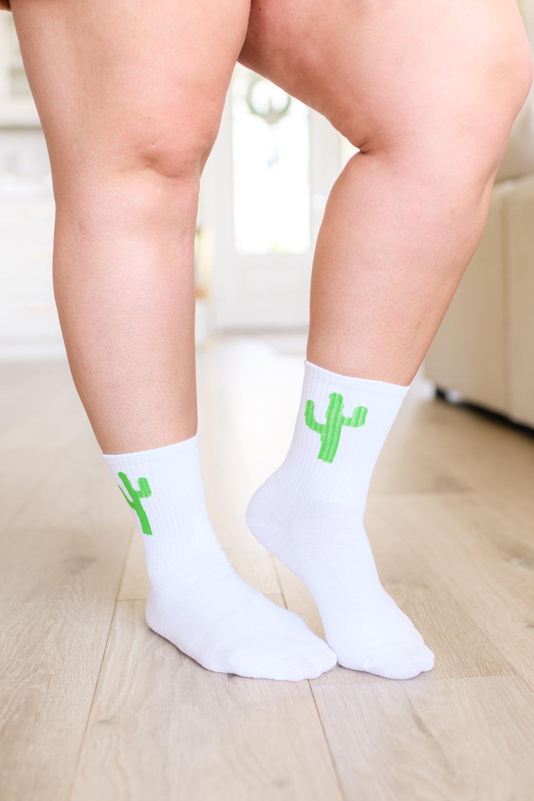 Sweet Socks Cactus - PEONIES & LIME