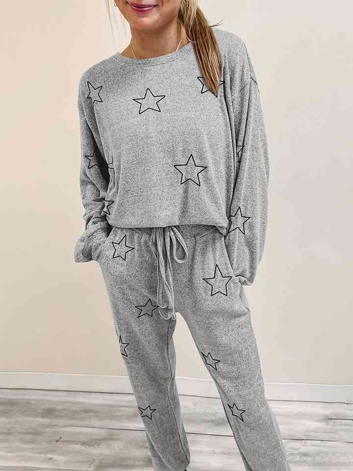 The Dianna Star Print Lounge Set