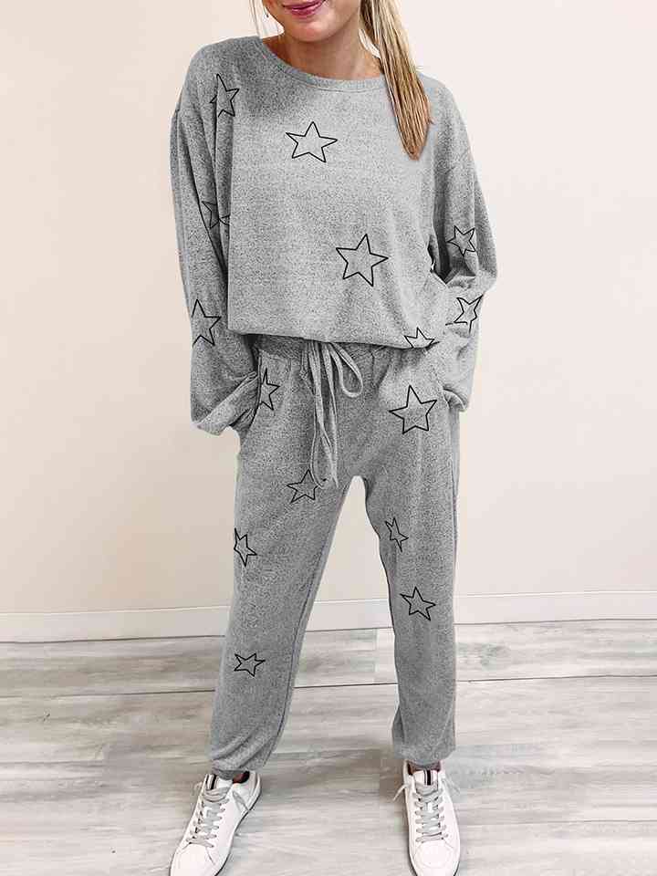 The Dianna Star Print Lounge Set