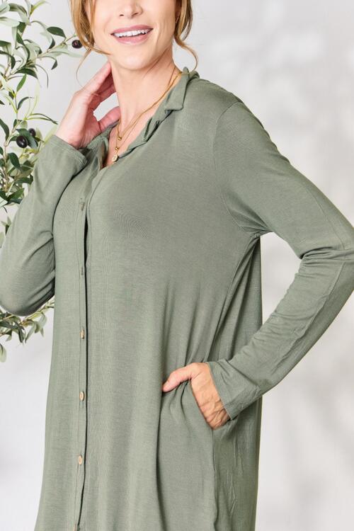 The Ginni Button Down Shirt Dress