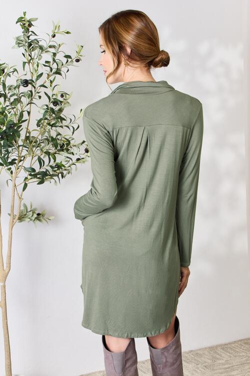 The Ginni Button Down Shirt Dress