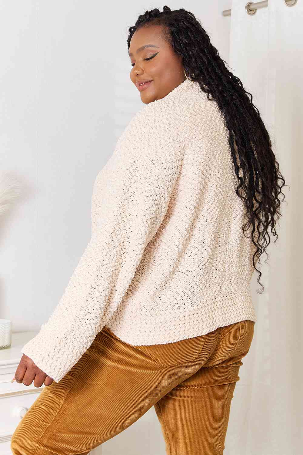 The Hadlee Open Front Long Sleeve Cardigan