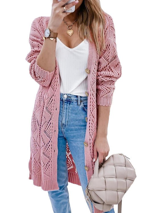 The Hope V-Neck Long Sleeve Cardigan