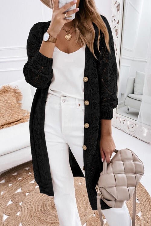 The Hope V-Neck Long Sleeve Cardigan