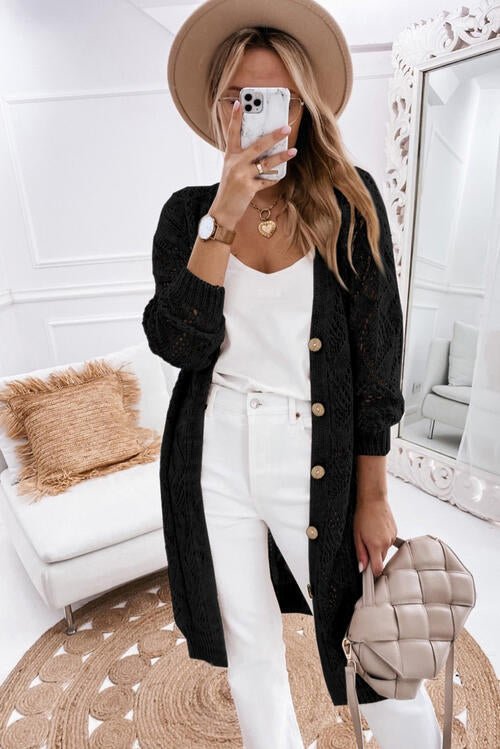 The Hope V-Neck Long Sleeve Cardigan