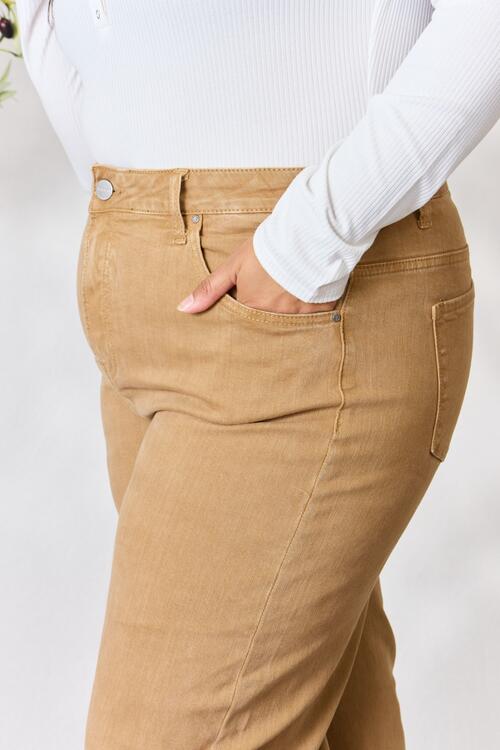 The Jameson Fringe Hem Wide Leg Jeans