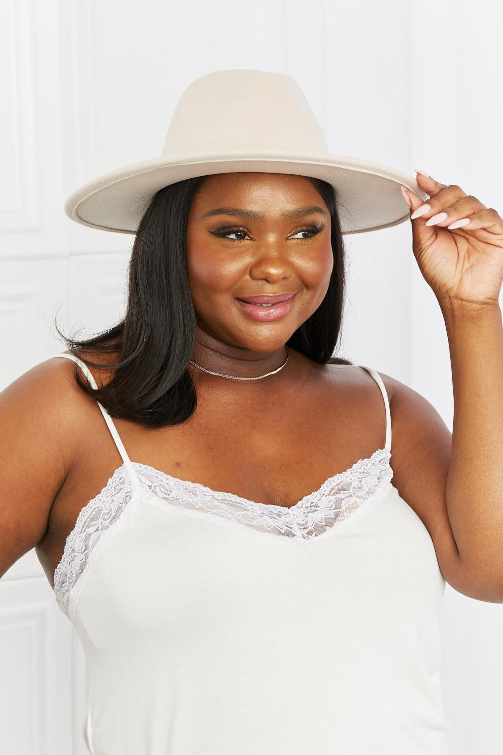 Fame Ride Along Fedora Hat - PEONIES + LIME