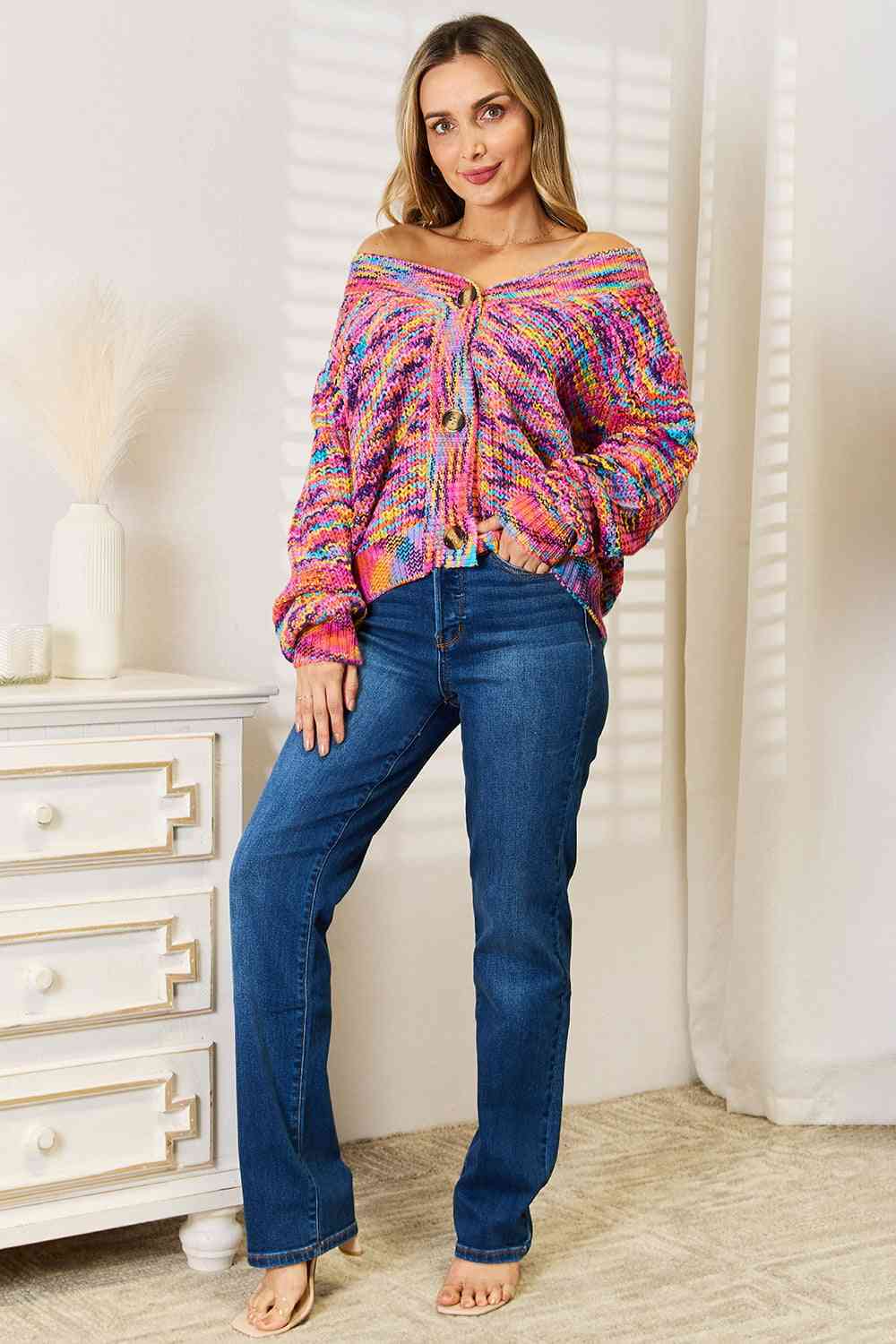 The Maeve V-Neck Long Sleeve Cardigan