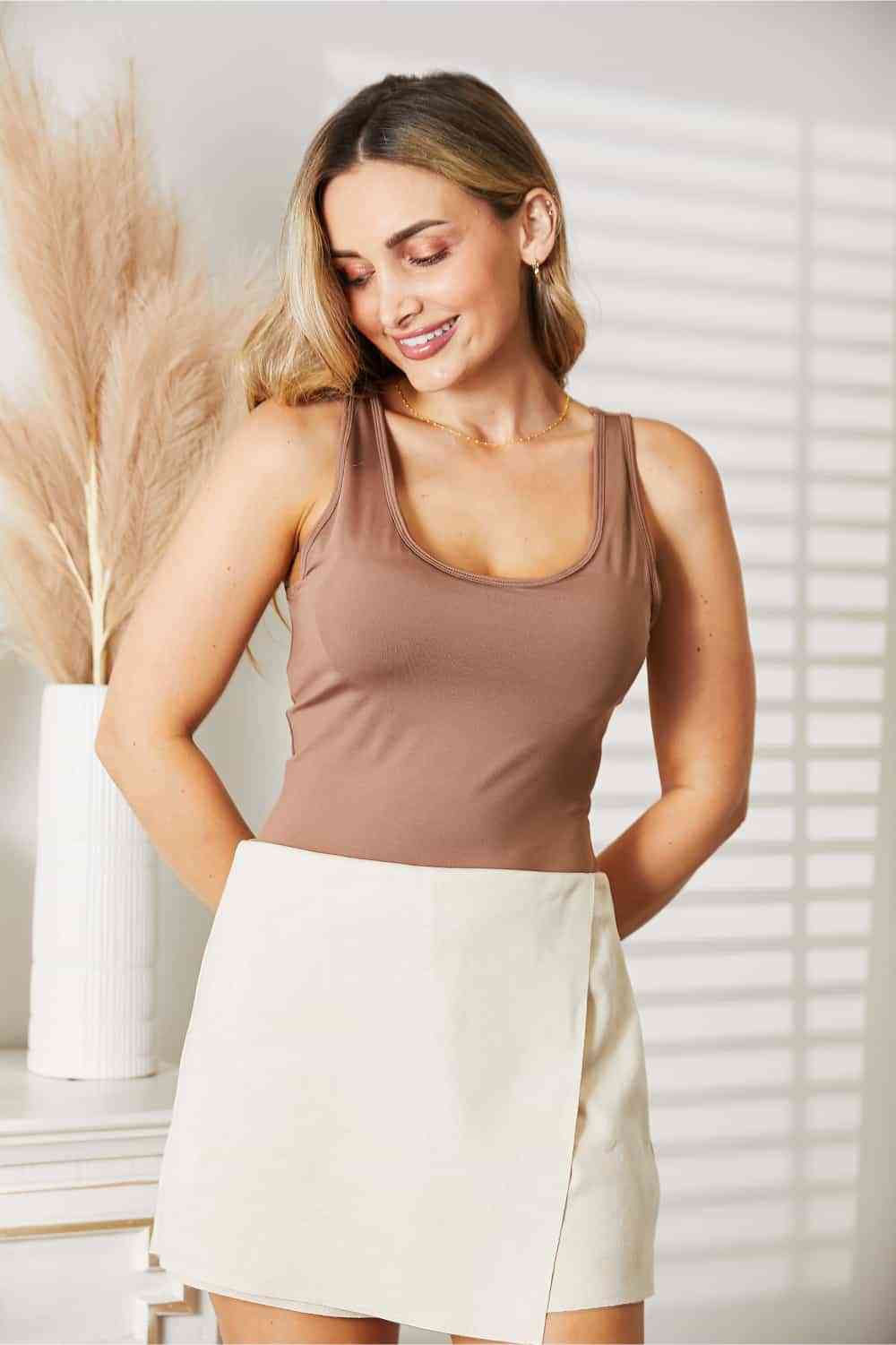 The Mindy Basic Tank Bodysuit