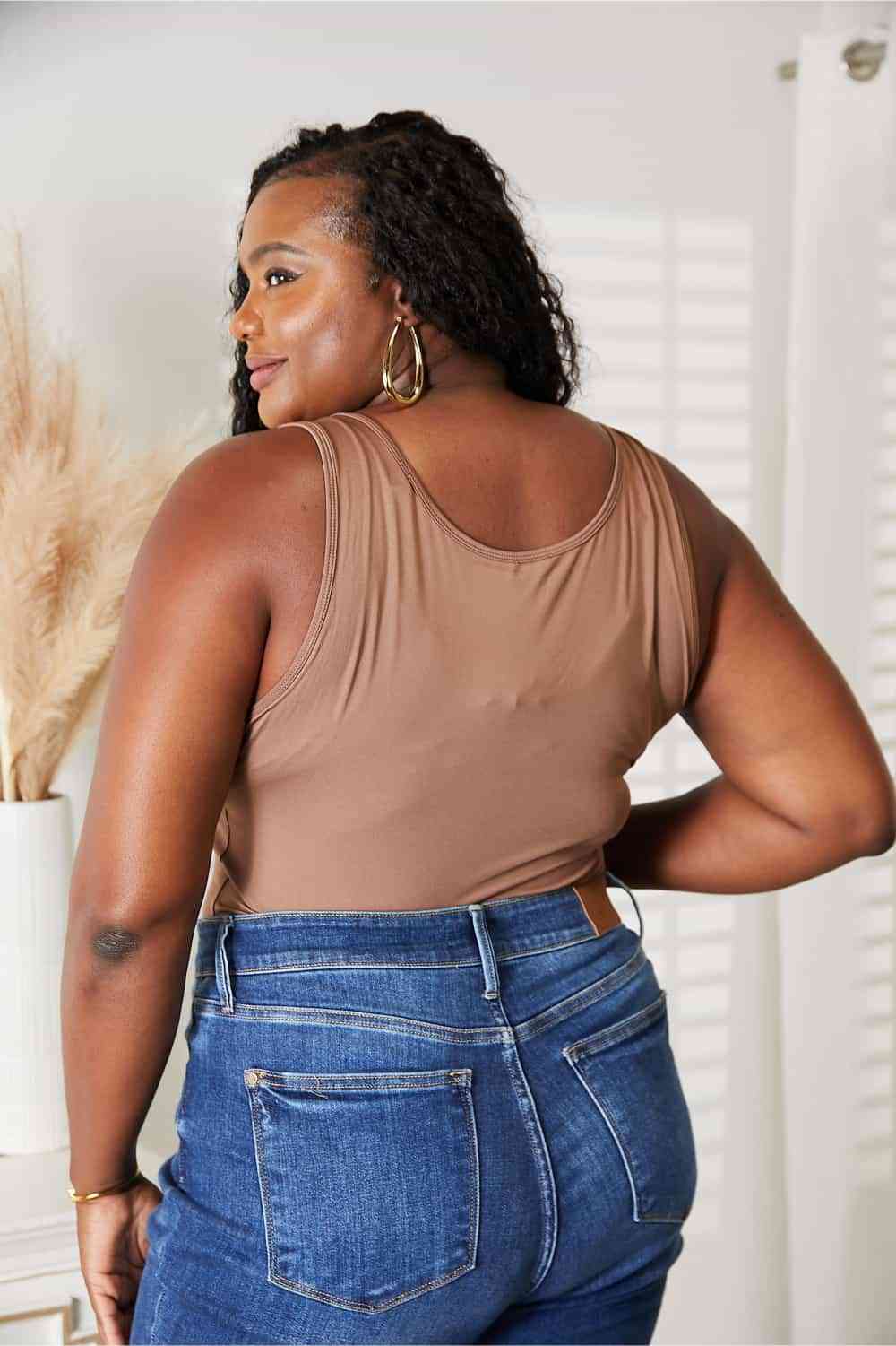 The Mindy Basic Tank Bodysuit