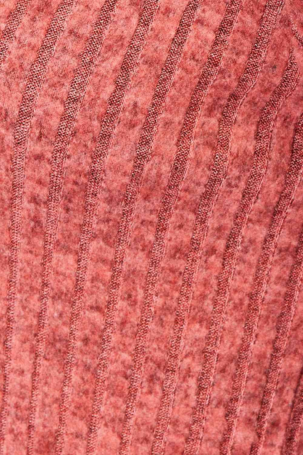 The Reese Ribbed V-Neck Long Sleeve T-Shirt