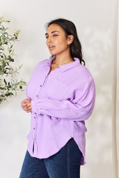 The Serenity Long Sleeve Button Up Shirt