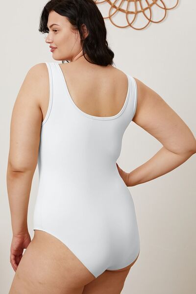 The Sherrie Square Neck Sleeveless Bodysuit - PEONIES & LIME