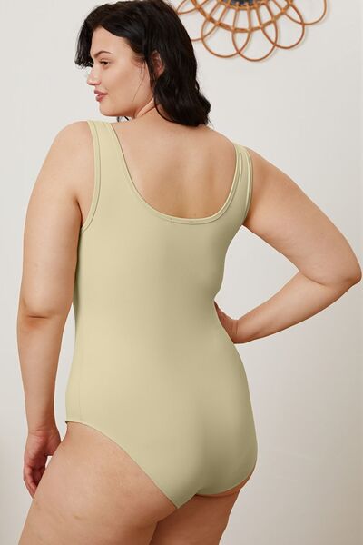 The Sherrie Square Neck Sleeveless Bodysuit - PEONIES & LIME