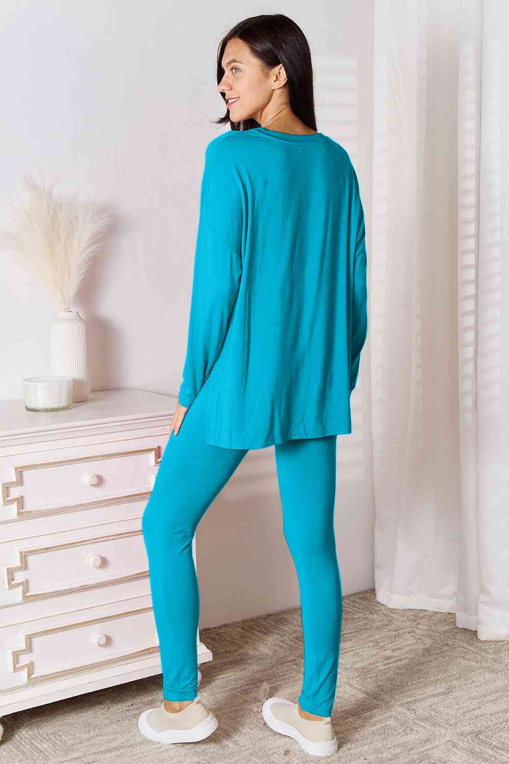 The Skyler Lounge Set - PEONIES & LIME