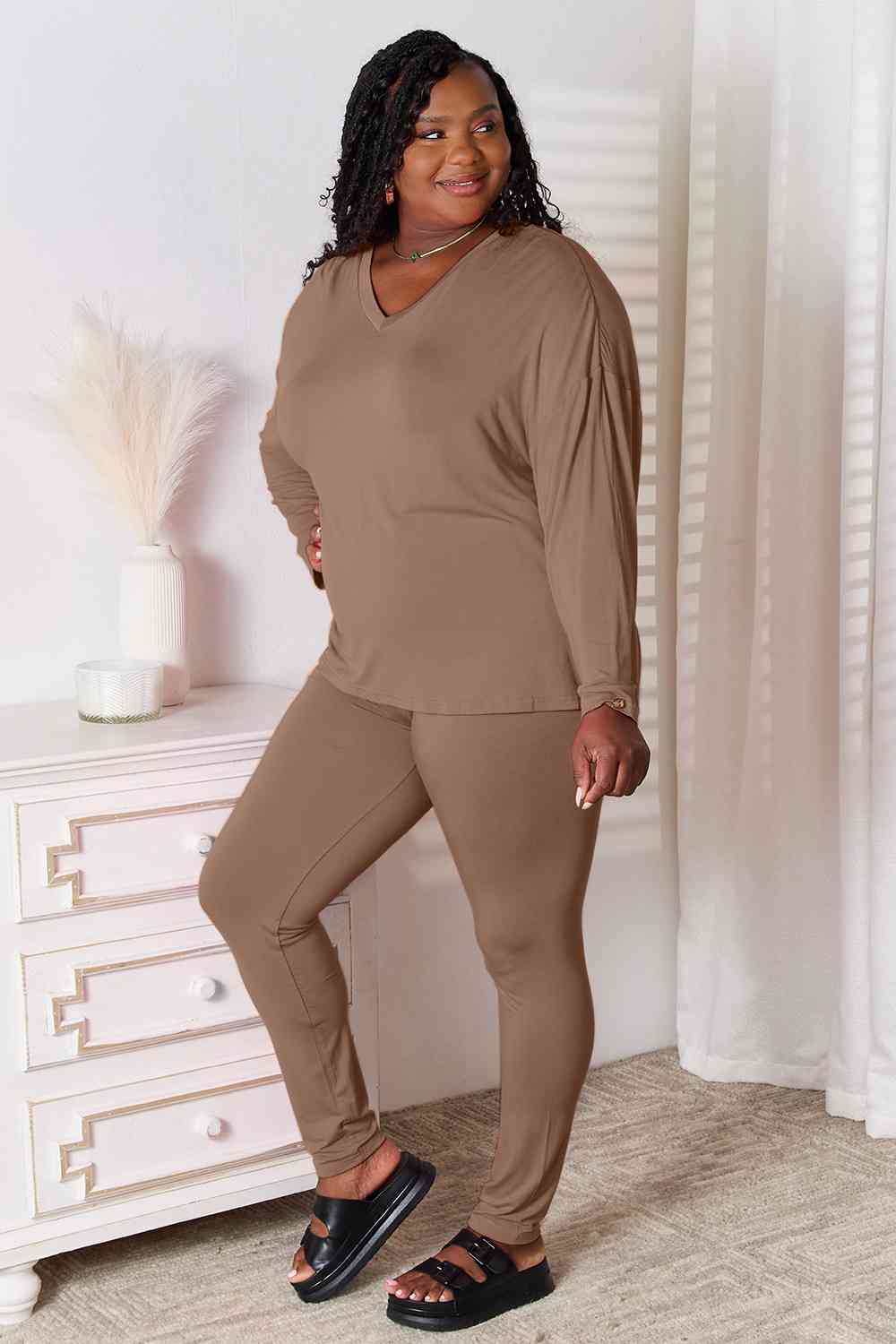 The Skyler Lounge Set - PEONIES & LIME