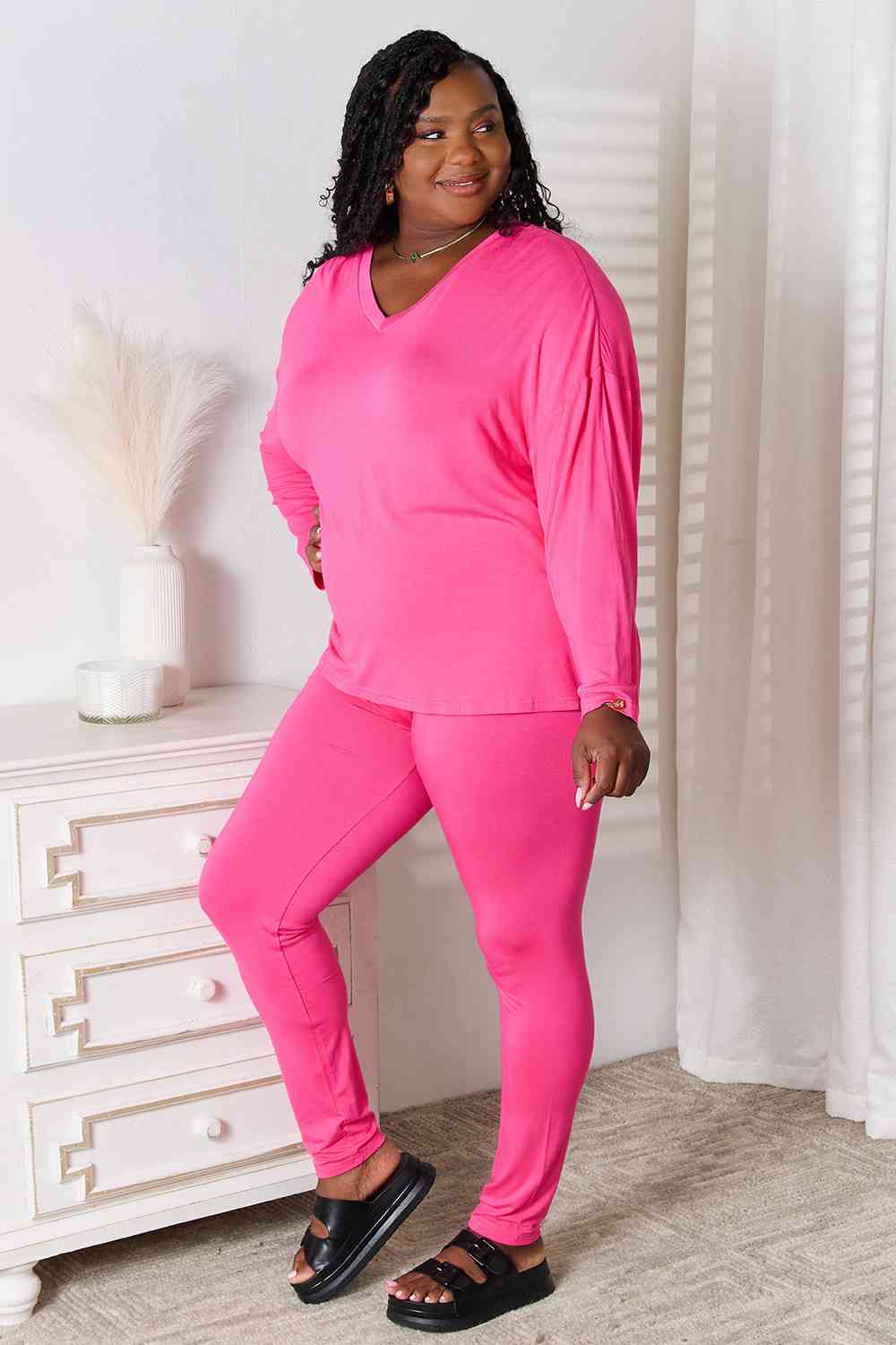 The Skyler Lounge Set - PEONIES & LIME