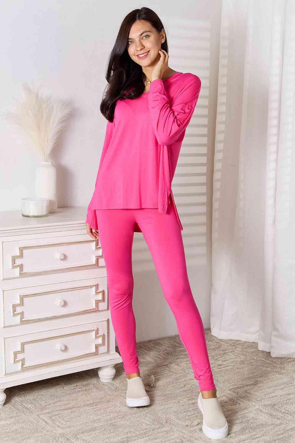 The Skyler Lounge Set - PEONIES & LIME