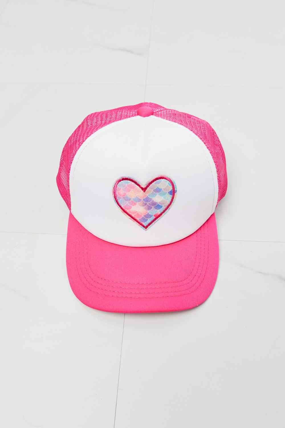 One and Only Trucker Hat in Pink - PEONIES & LIME