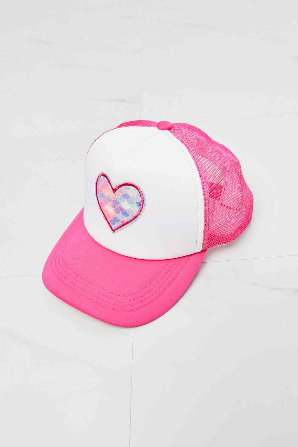 One and Only Trucker Hat in Pink - PEONIES & LIME