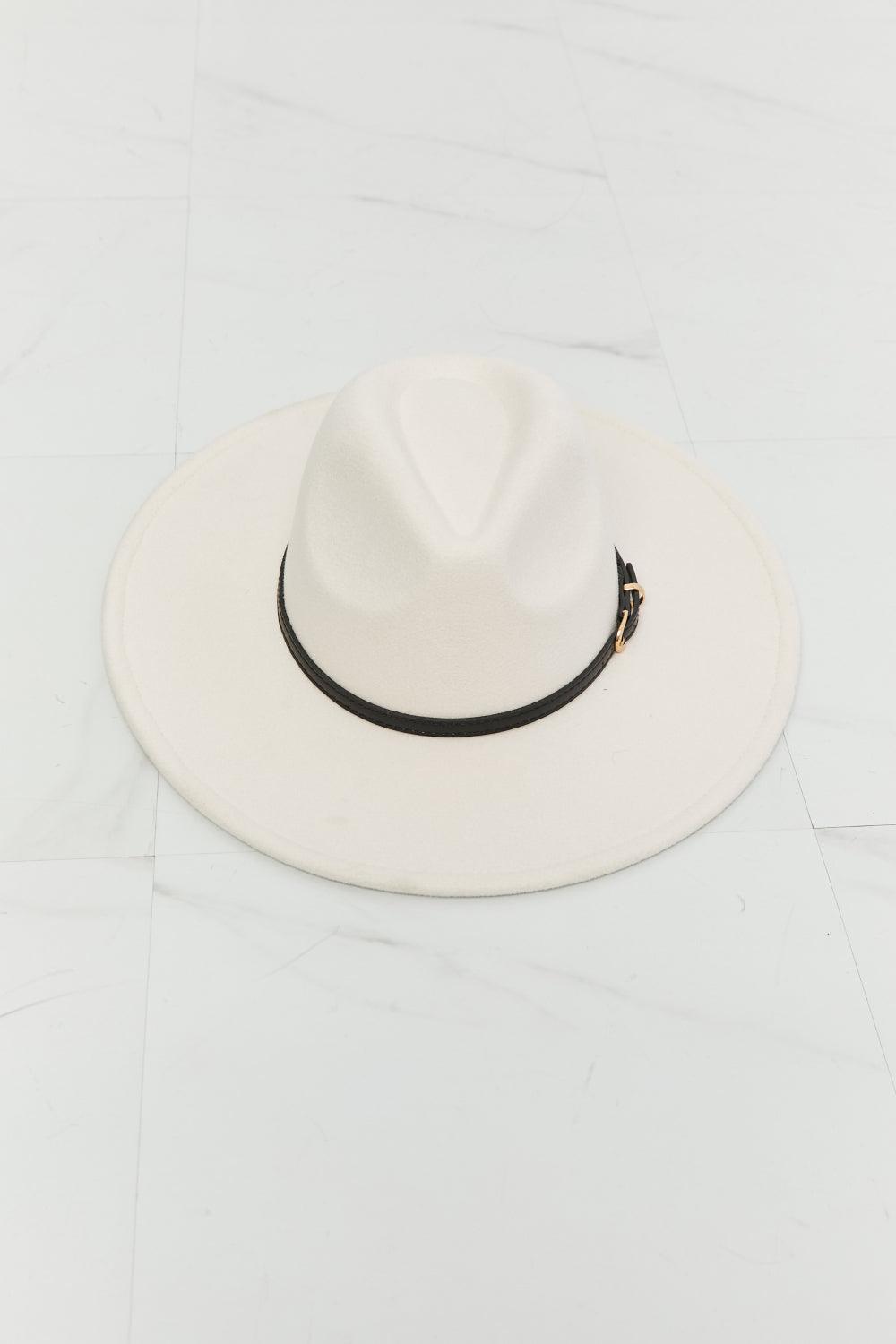 Fame Keep It Classy Fedora Hat - PEONIES + LIME