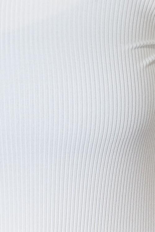 The Macy Ribbed Half Snap Long Sleeve Bodysuit