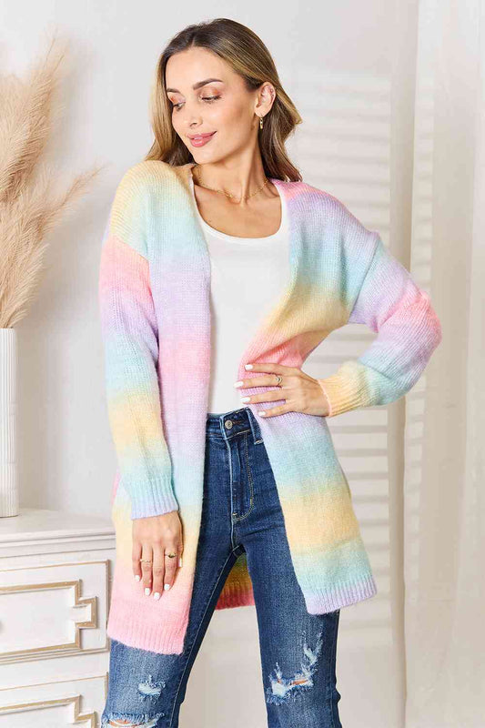 The Rhiannon Multicolored Longline Cardigan