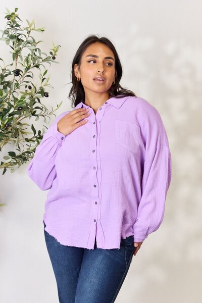 The Serenity Long Sleeve Button Up Shirt