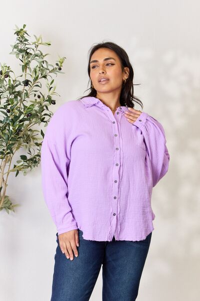 The Serenity Long Sleeve Button Up Shirt